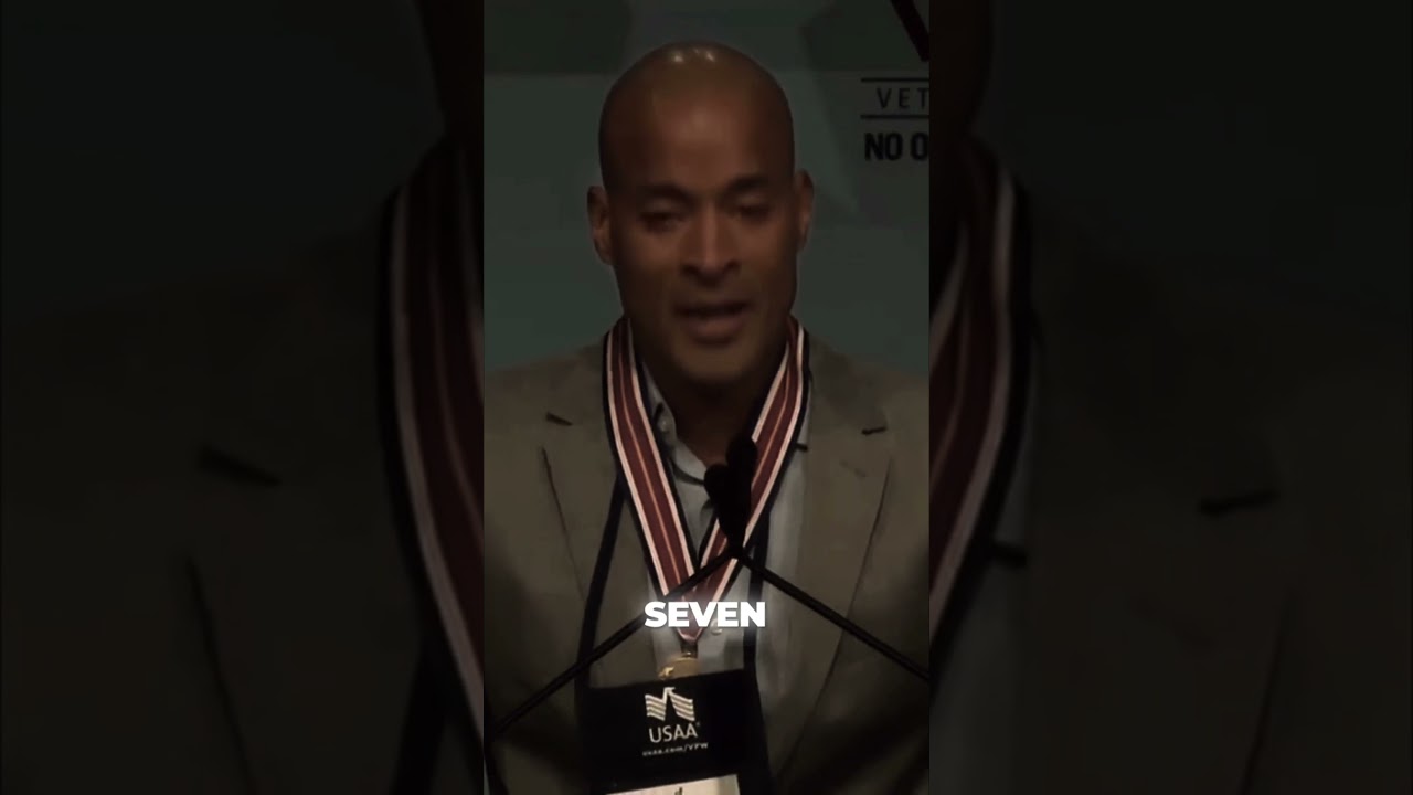 David Goggins becomes emotional talking about his past