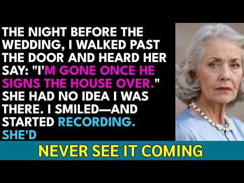 I overheard my future daughter-in-law just hours before the ceremony: "I'm leaving him once the h...