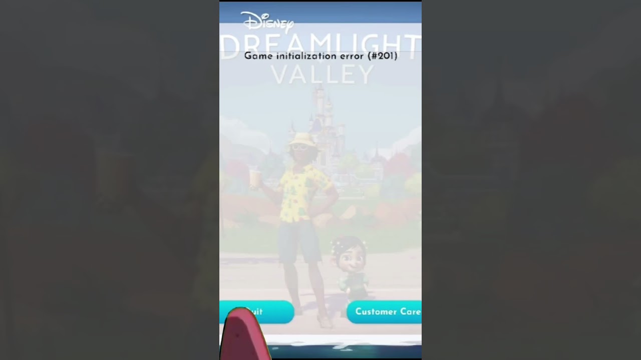 Dreamlight Valley Game Error 201