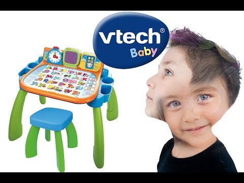 spielen mit dem VTECH Spieltisch - Touch & Learn Activity Desk