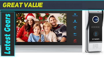 TMEZON 1080P Video Door Phone Intercom System with Night Vision & Motion Detection