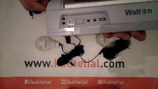 Watton Wt 289 Solar Acil Durum Aydınlatma Kiti - .Kalitelial