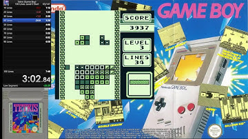 Tetris (Game Boy) 100 Lines, Level 0 Start speedrun in 7:34 RTA
