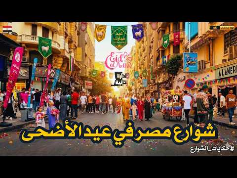 أجواء عيد الأضحى في شوارع مصر|أجواء لازم تشوفها|مصر يوم العيد شكلها اتغير بالكامل!!..نظرة تانية