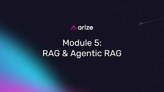 AI Agent Mastery Certification Course: Module 5 – RAG & Agentic RAG