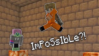 This Minecraft Two Player Prison is Impossible!