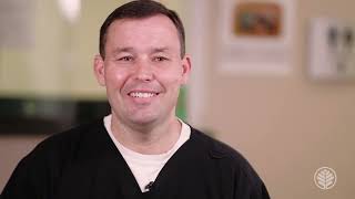 Family Nurse Practitioner Carlos Farmer Has a Good Connection to Piedmont