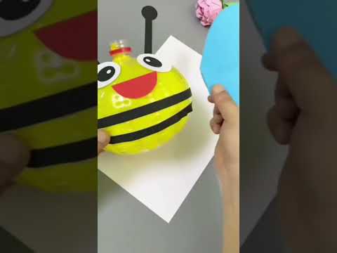 نشاط حرف النون للاطفال عمل نحله بشكل بسيط ولطيف