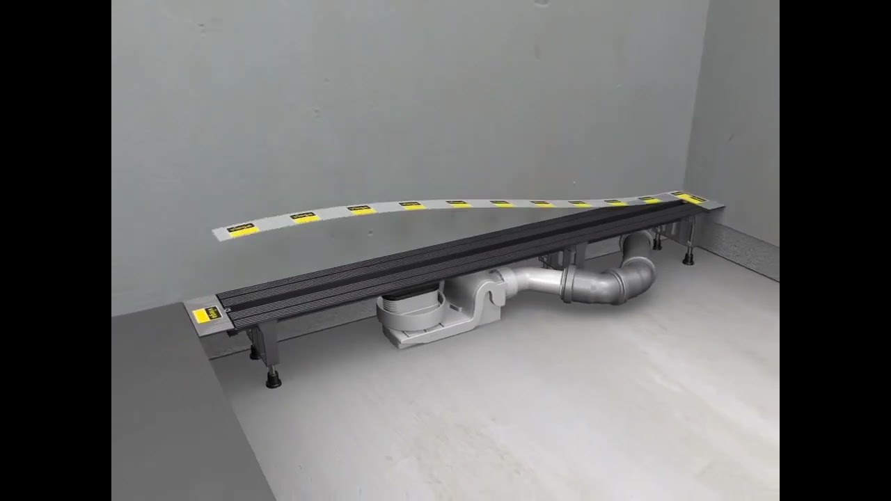 Rigola dus cu gratar inox 120cm Vario Advantix Viega , 721671