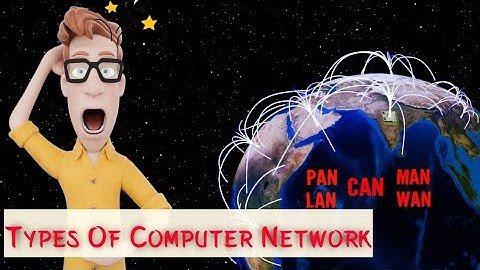 Types of computer network . PAN, LAN, CAN, MAN, WAN explanation in 3D animation ||