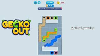 Gecko Out Level 52 Solution Walkthrough