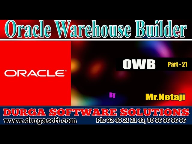 Oracle warehouse builder || Oracle warehouse builder(OWB) Part - 21