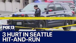 3 hurt in Seattle hit-and-run, suspect arrested | FOX 13 Seattle