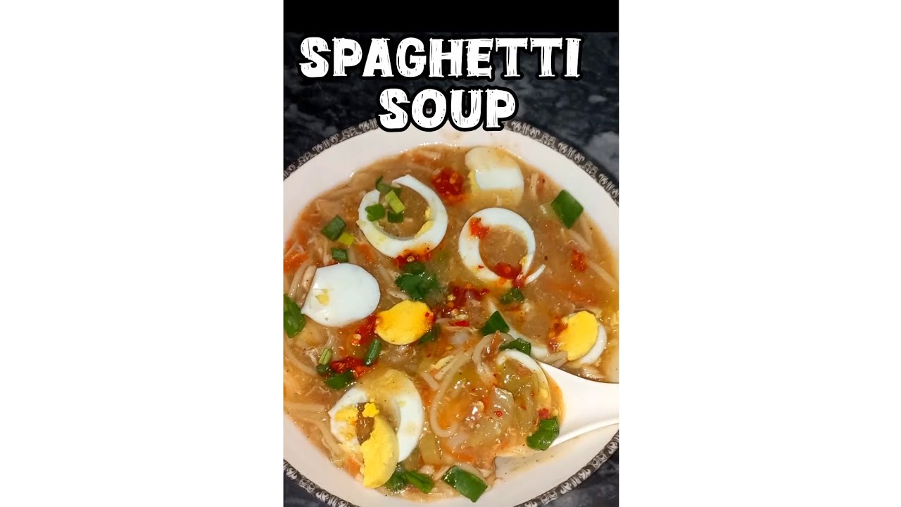 Chicken Spaghetti Soup Recipe 🍲 | Easy & Healthy Homemade Soup 