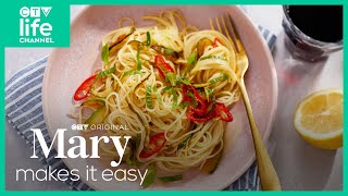 Zucchini Capellini Recipe | Mary Makes It Easy