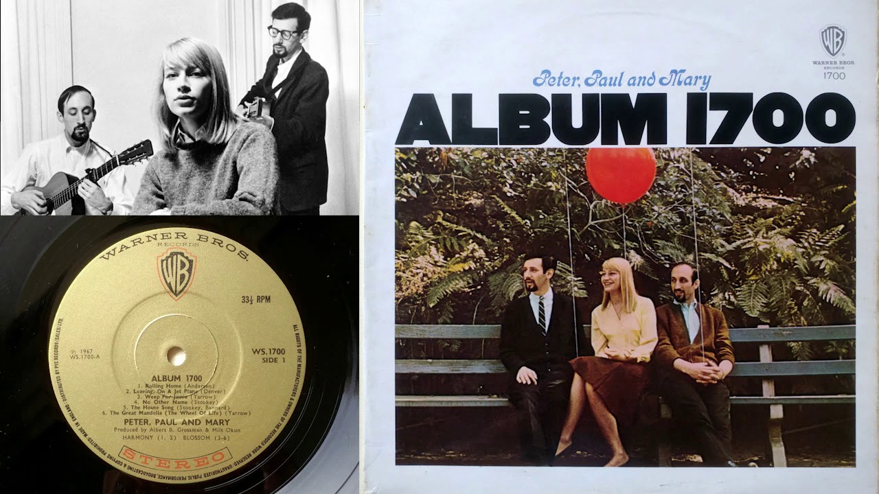 Peter paul and mary leaving on a jet plane hq lp transfer youtube
