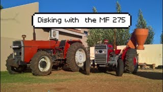 Disking with the Massey Ferguson 275 #Vlog3