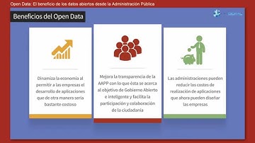 Open Data: El beneficio de los datos abiertos desde la Administración Pública