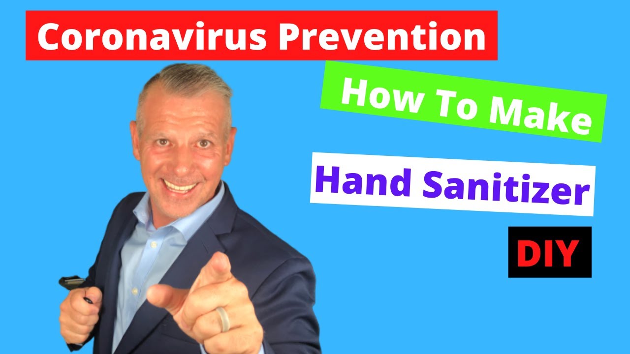 How To Make Easy Homemade Hand Sanitizer | Hand Sanitizer Recipe | Coronavirus