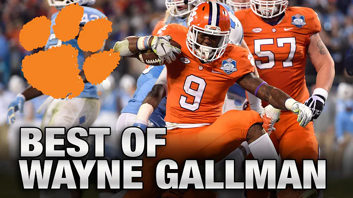 Clemson Football's Wayne Gallman: Best Plays vs. North Carolina