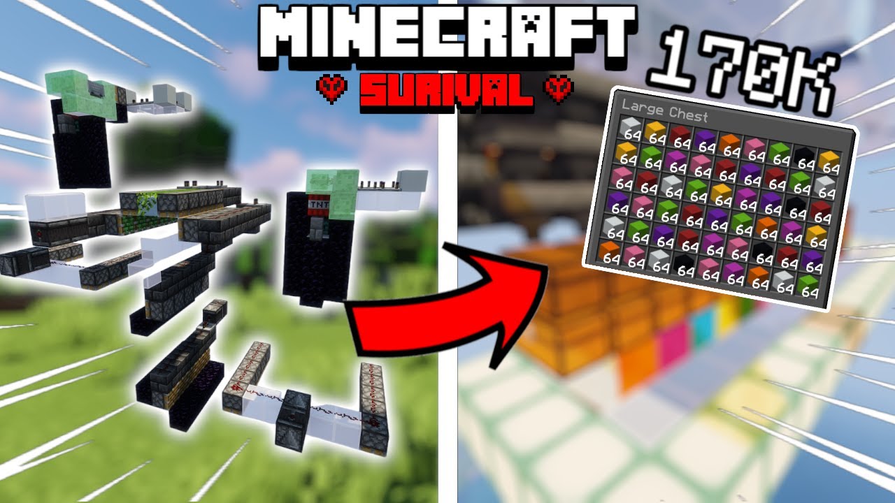 MY OWN OP CONCRETE FARM!!! Minecraft Survival 33 YouTube