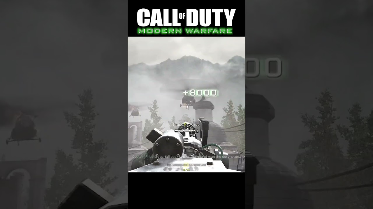 Amateur plays COD 4: Modern Warfare | 5 chopper takedown in a row 