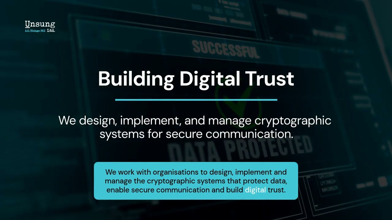 Who Are Unsung? | Trusted Experts in PKI, Cryptography & Digital Trust