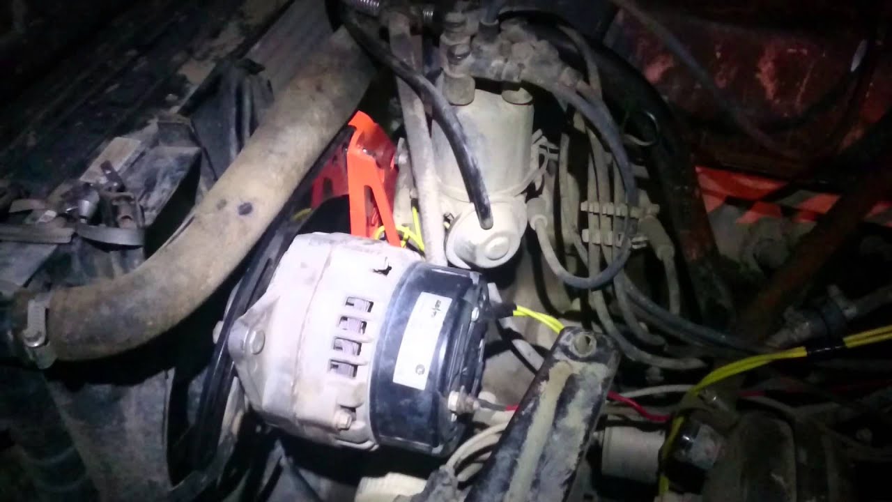 Вибрация перенесённого генератора Нива - YouTube