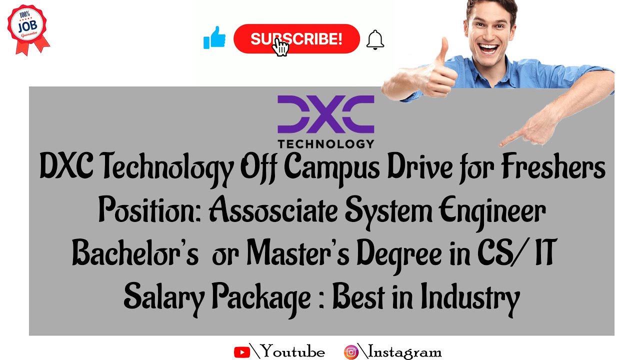 DXC Recruitment 2022 | Off Campus Drive