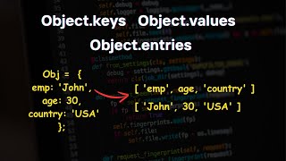 JavaScript Object Methods: A Step-by-Step Guide to keys(), values(), and entries()