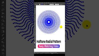 Amazing Halftone Radial Pattern Design 🖱️💙 #shorts#viral#trending #shortsvideo#foryou#viralshorts