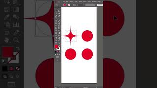 Creating different shapes from circles —— Adobe Illustrator.