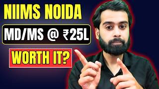 NIIMS Noida MD/MS 2026 | Fees, Cutoff, Stipend & Patient Load