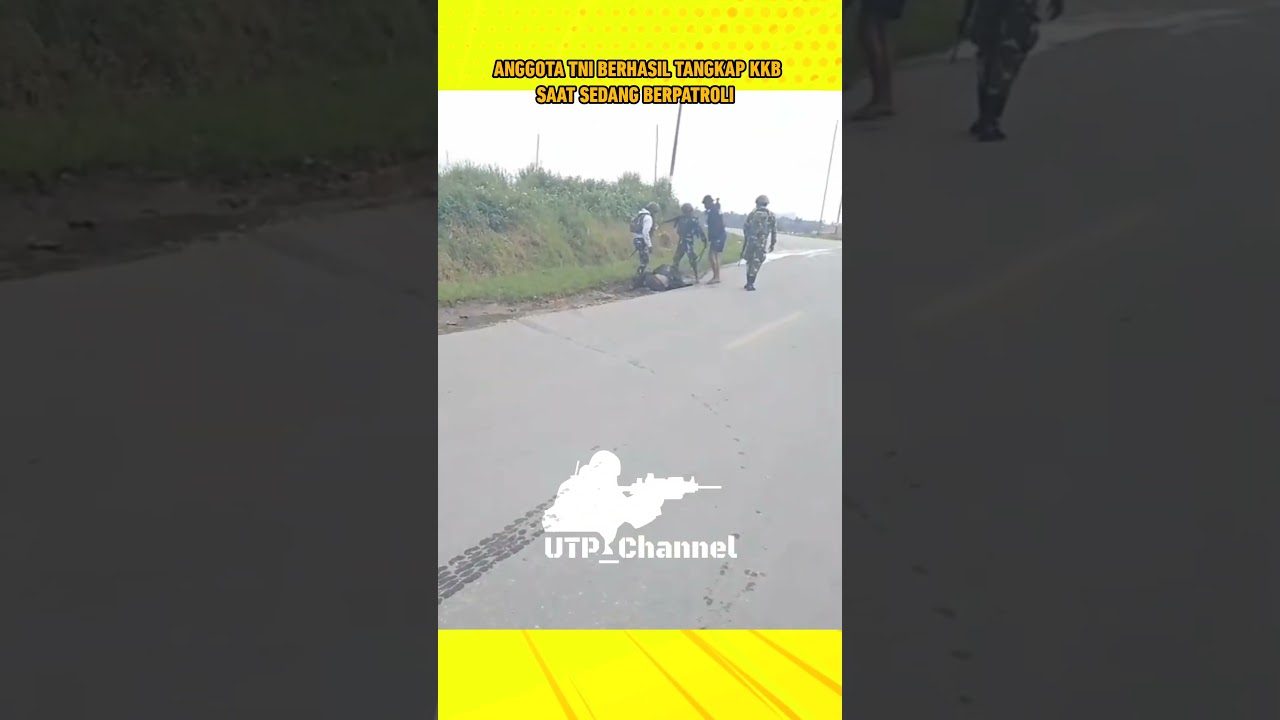 TNI BERHASIL TANGKAP KKB SAAT PATROLI 