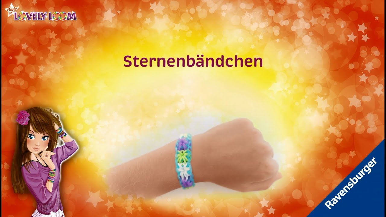 So Styly: Lovely Loom - Sternenbändchen - Video-Anleitung - YouTube