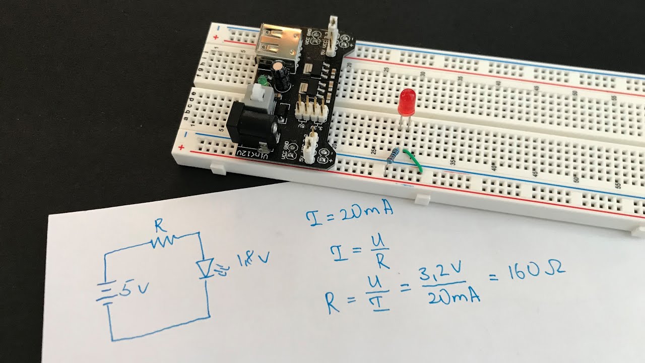 Электроникийн үндэс 1/10 || Лед, хүчдэл хуваагч