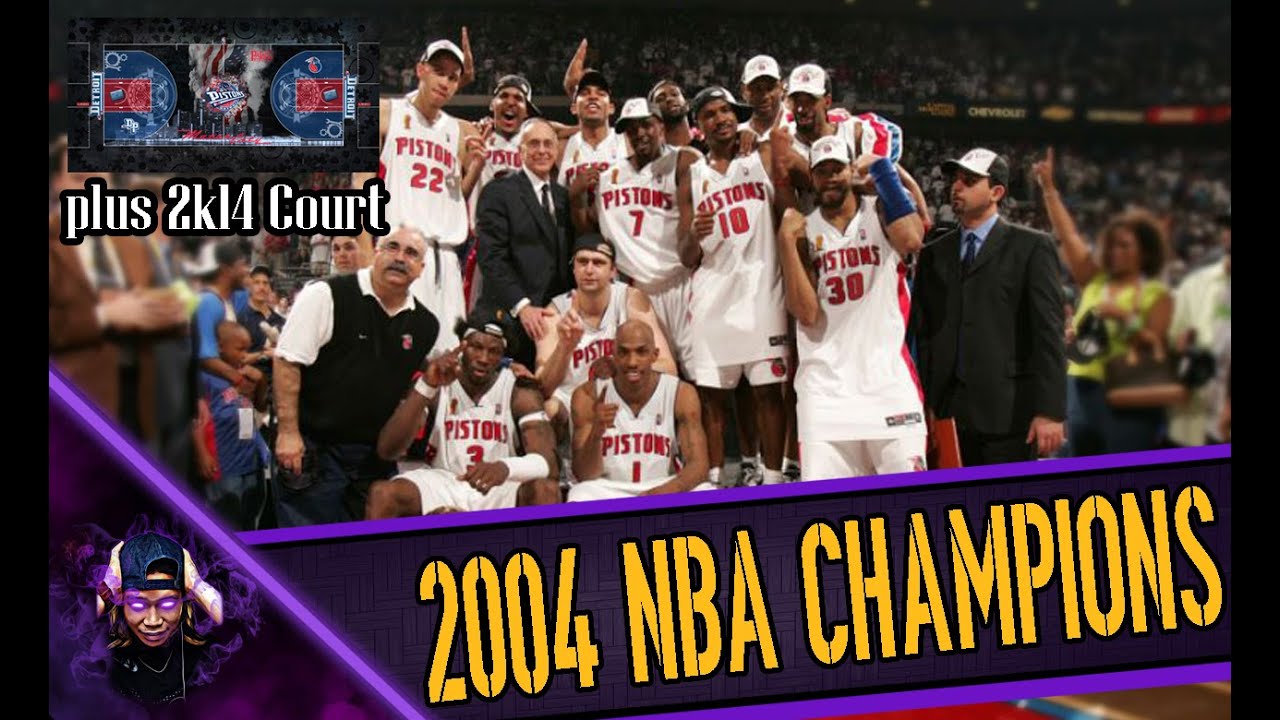 2004 NBA Champions Detroit Pistons the team that destroy KobeShaq