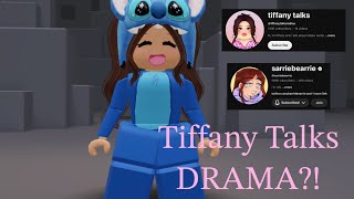 Tiffany Talks RUMORS AND DRAMA?! | First Long Form By Me! 🎉 | @tiffanytalksroblox @sarriebearrie