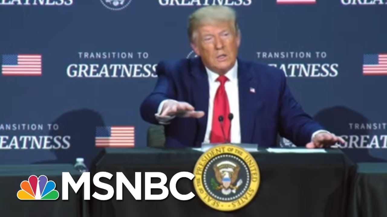Trump Praises National Guard For Dispersing Protesters Like A Knife Cutting Butter Msnbc Youtube