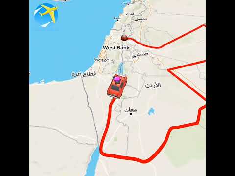 خريطة المملكة الاردنية الهاشمية
