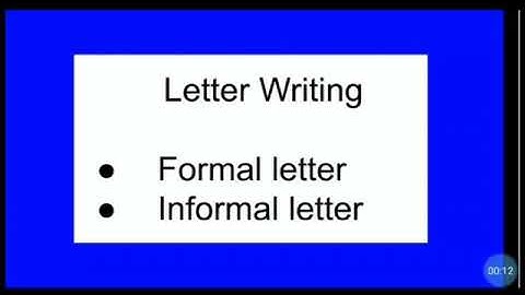 Know Formalities, please. Part 1