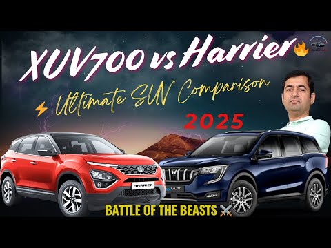 XUV700 vs Harrier 2025 🔥 Ultimate SUV Comparison | Power, Features & Value for Money!
