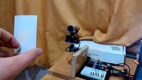 Face detection with opencv and tracking with arduino