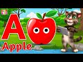Phonics Song 2 with TWO Words in 3D - A For Apple🍎🍏- ABC Alphabet Songs with Sounds for Children's