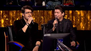 Om Shanti Om ( Bas Deewangi Deewangi Hai ) | Sonu Nigam & Shaan | K B C 2021 |