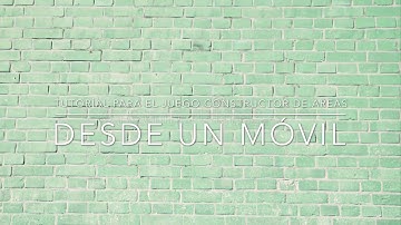 Tutoríal para video juego “Constructor de área” (link del juego en la descripción)