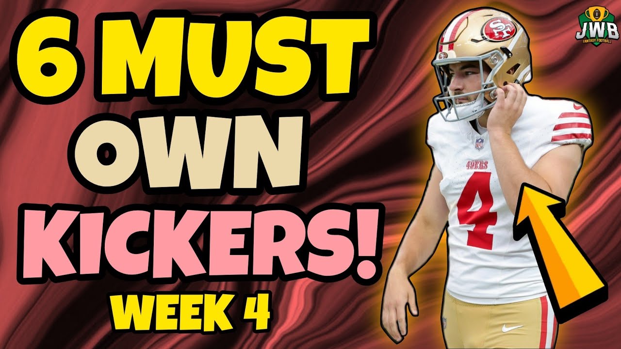 6 Kickers That MUST Be Rostered Going Into Week 4  Fantasy Football Week 3  (Ranks in Description) 