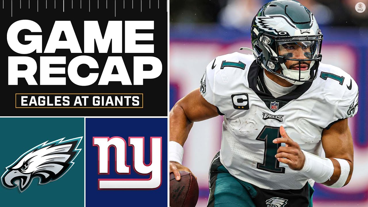 Eagles CLINCH PLAYOFF BERTH With Win Over Giants [FULL GAME RECAP] I
