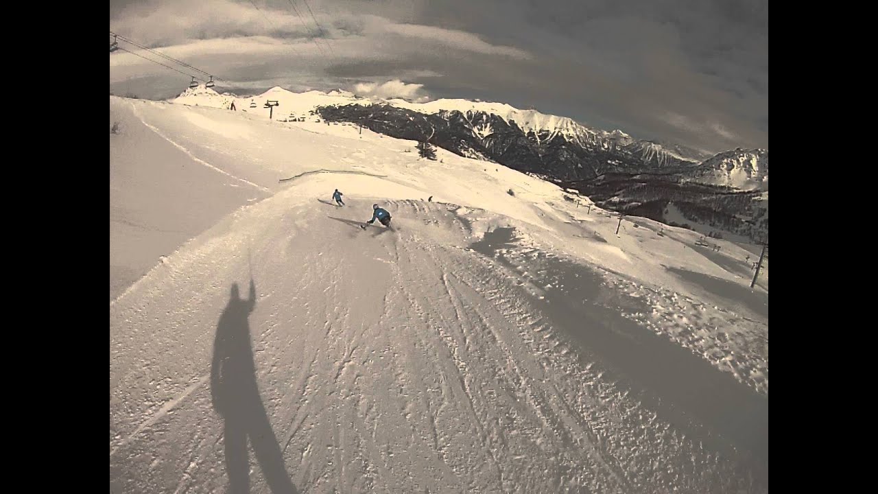 AFPST - First Ski Cross out in Serre Chevalier (CAUTION EXTREMELY TAME)