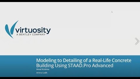 Modeling to Detailing of a Real-Life Concrete Building Using STAAD.Pro Advanced
